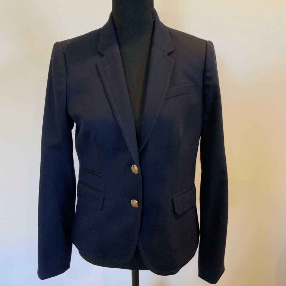 J. Crew Navy Blazer - worn once